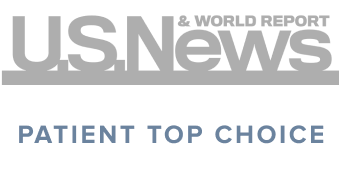 US News patient top choice logo